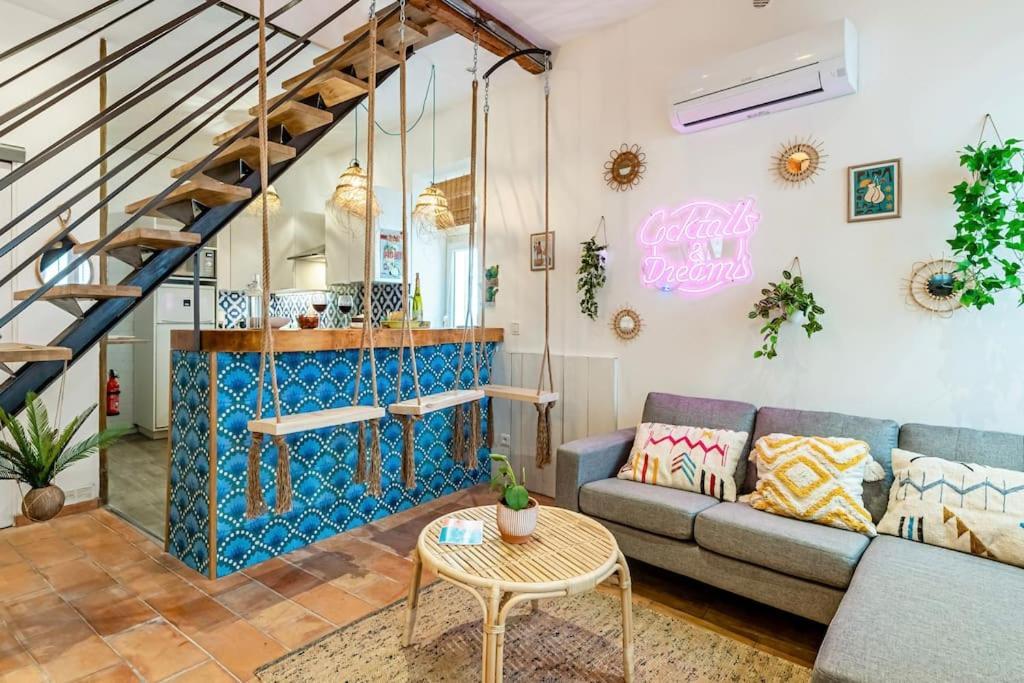Ciotat Colada Beau Duplex Atypique A 50 M Du Port Classe 3 Etoiles 拉西约塔 外观 照片